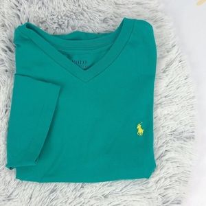 Polo Ralph Lauren V neck Tee (Boys Small 8)
